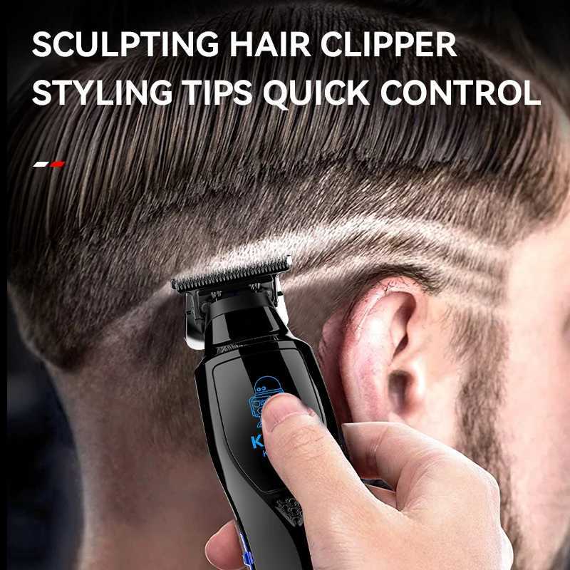 KEMEI KM1556 Professional Barber Hair Trimmer Cordless Trimmer Electric Hair Clipper Lithium Battery Hair Cut Machine R250926