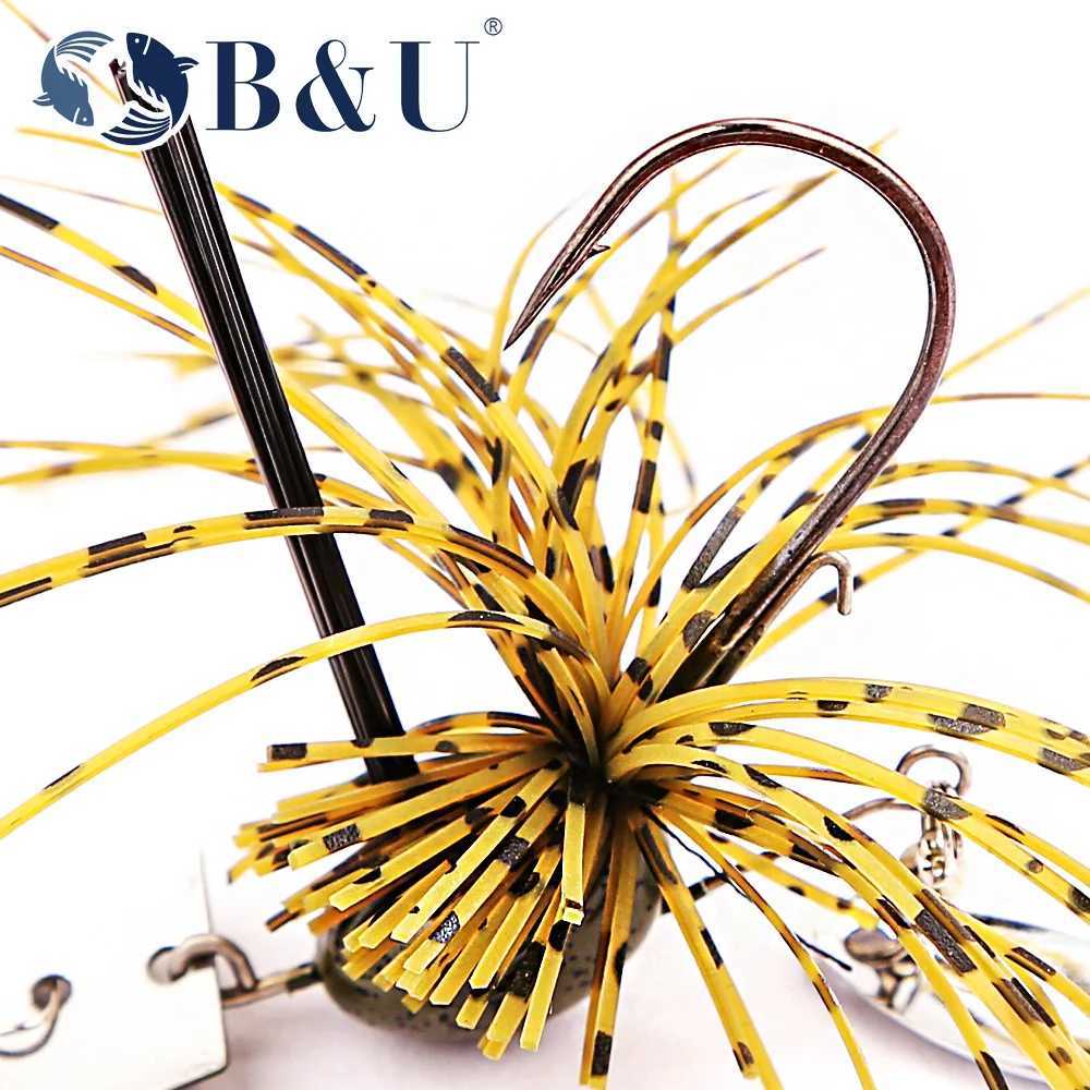 BU Chatteait 105g 14g Bladed Jig Need Spinner Stinger Hook Vibration Wire Power Bait Pike Bass Jig Fishing Lure W250926