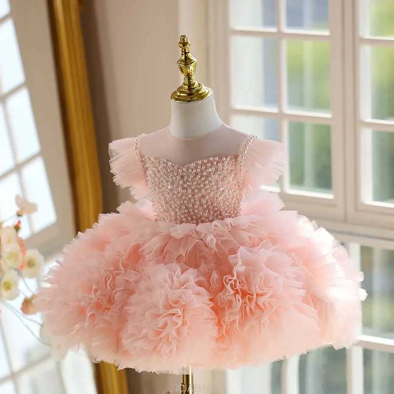 2025 Princess Luxury Formal Dress Girls Birthday Party Puffy Gown Hostess Performance Pageant Girl Outfits Banquet Flower Z250926