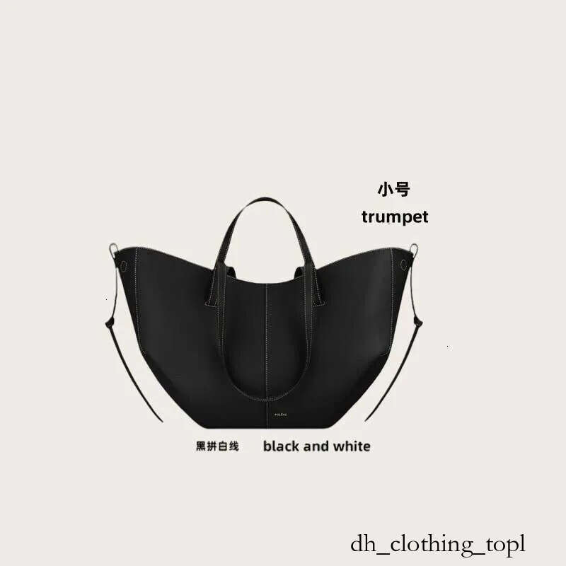 Designer polenelies Tote Shoulder Purse Classic poleras Hundred Women's High Quality Leather Tramp polermon Bag Black Large Capacity Shopping Handbag 797
