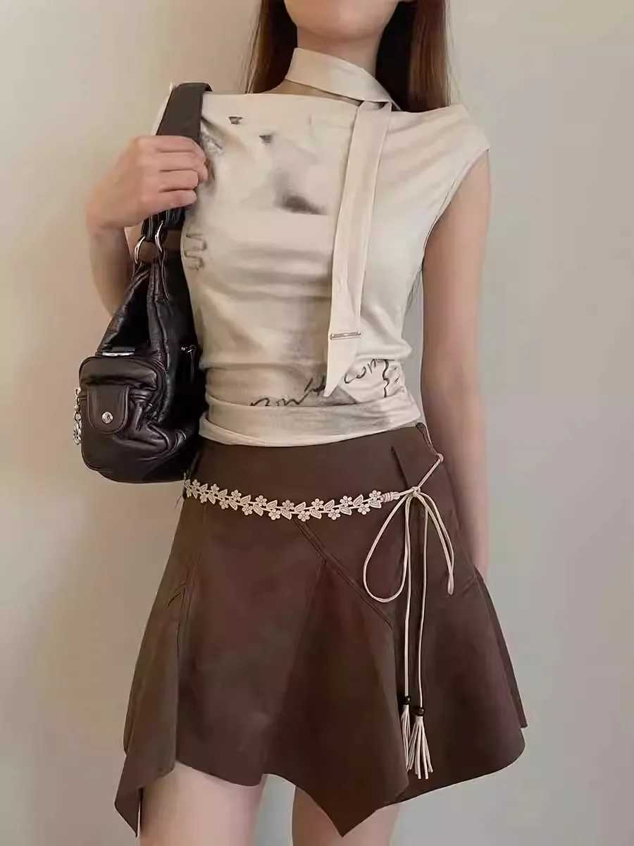 Bohemian Retro Folk Style Waist Chain Female Korean Version Of The New Dress With HighGrade Belt With White Waist Rope L250926