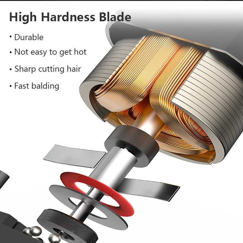 Carving Hair Clipper Hair Precision Trimmer Clippers Electric Machine Men Haircut Machine 0mm Barber Shaver Hair Style Tools R250926