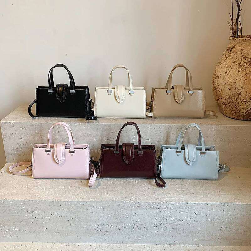 Leather Small Crossbody Bags Lady Shoulder Bag for Women New Trend Fashion Short Handle Handbags and Purses