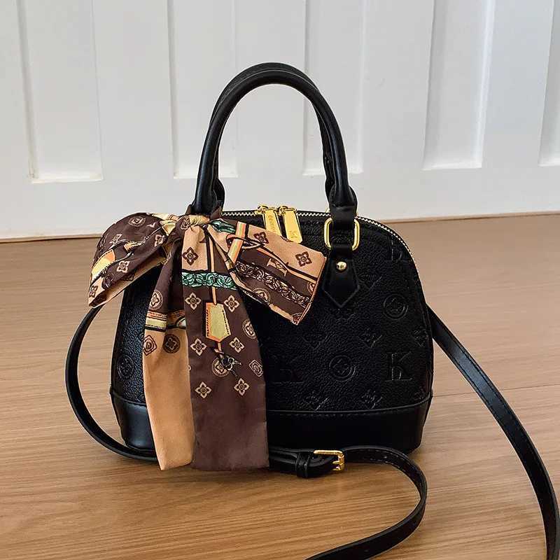 Unisex Shell Bag Lightweight CrossbodyTote with Embossed Design Spacious Ladies Purse for Work WaterResistant Casual BagW250926