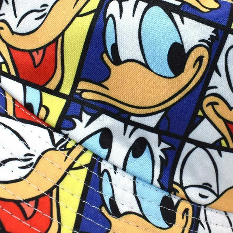 Disney Mickey Minnie Mouse Fisherman Hats Kawaii Donald Duck Printed Children Cosplay Beanies Caps Man Woman Outdoor Sun Hats H250926