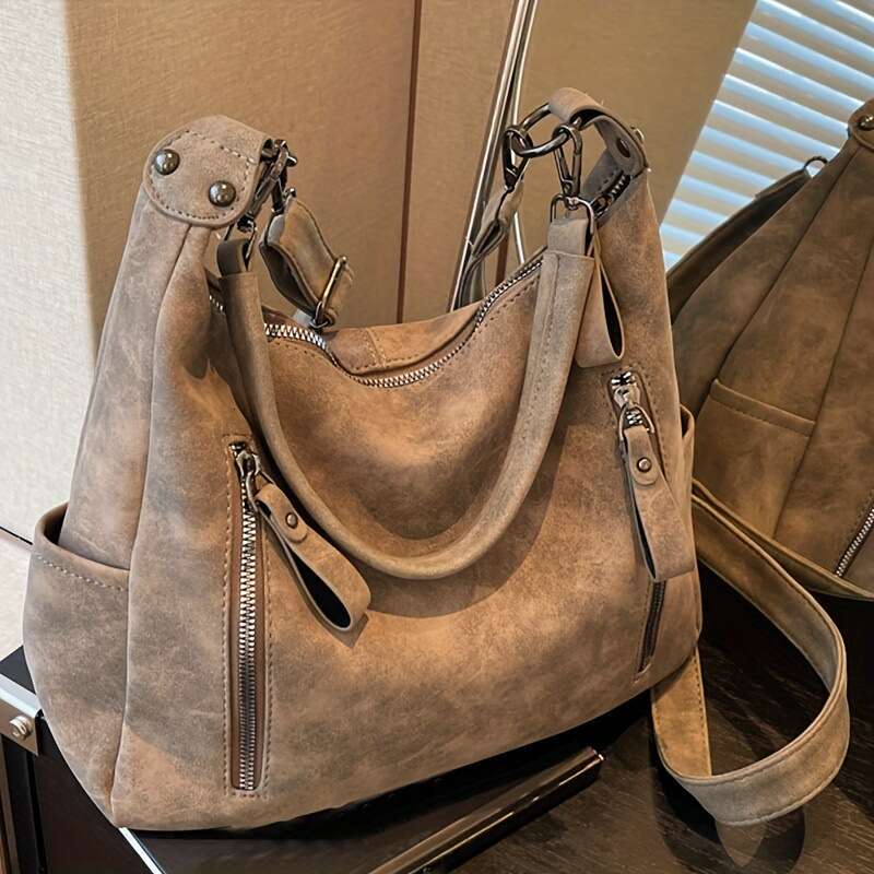 Large Capacity Women, New Crossbody with Quality Texture, Niche Style College Students, Single Shoulder for Commuting, Tote Bag