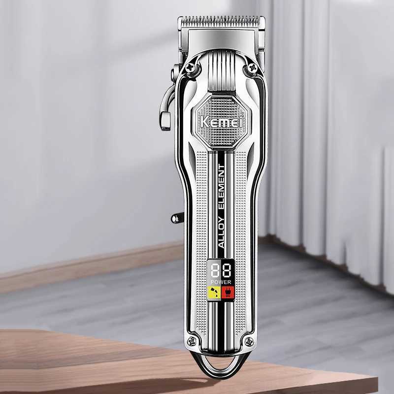 Kemei K517 Professional Barber Electric Metal Housing Hair Clipper Rechargeable Hair Trimmer For Men Beard Hair Cutter Machine R250926