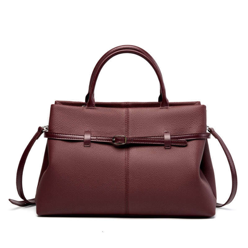 Luxury bag High End Genuine Leather Handbag for Women New Spring Summer Large Capacity Commuter Ladies Bag Briefcase