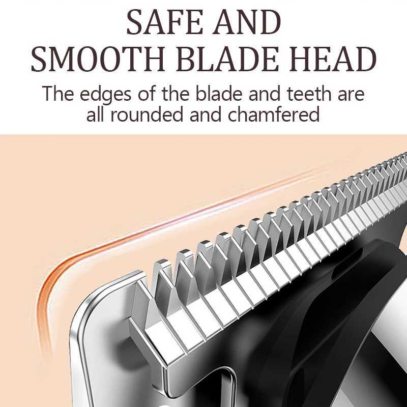 Electric digital charging hair clipper for household use oil head carving shaving electric push shear highpower electric pusher R250926