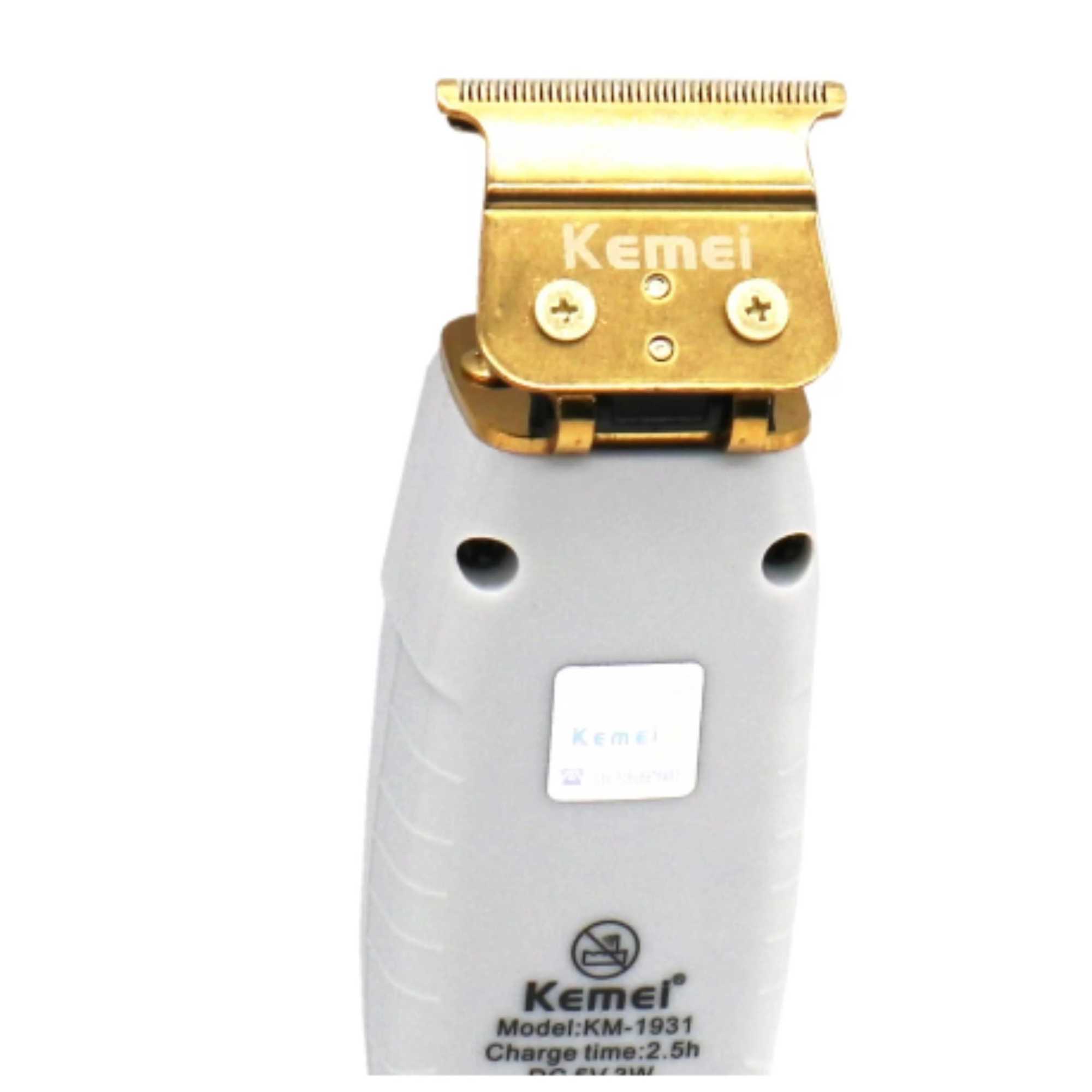 KM1931 Kemei Professional Electric Barber Shears Mens Stainless Steel Hair Clipper Shaving R250926