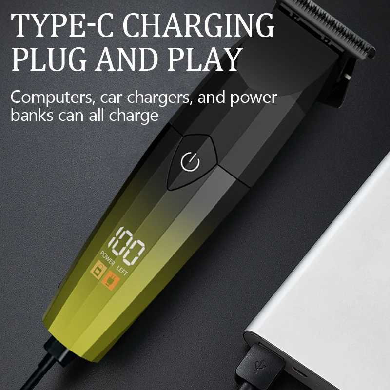 Hair Trimmers Professional Body Trimmer Electric Hair Clippers Rechargeable Hair Trimmers Cordless Clipper for Men R250926