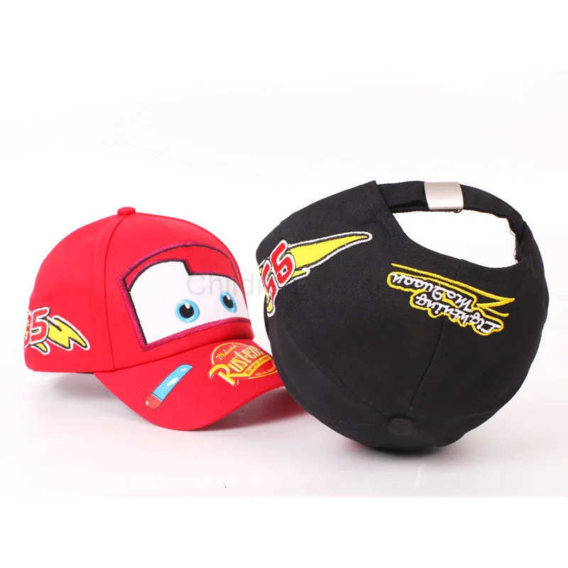 Disney Girl Baseball Cap Spring Summer Children Cute Hat Cartoon Pixar Cars Lightning McQueen 95 Kids Popular Hip Hop Snapback H250926