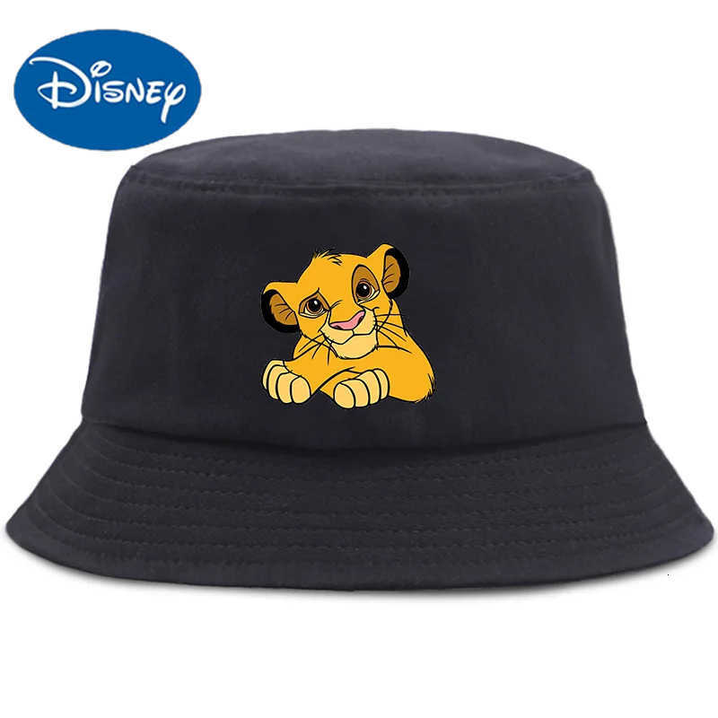Disney Anime The Lion King Printed Fisherman Hat Cute Cartoon Basin Hats Autumn Summer Beach Sun Shade Boys Girls Panama Cap Gift H250926