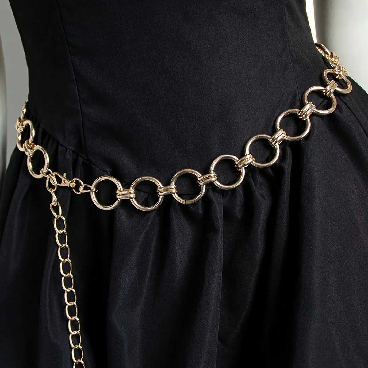 Girls Decorative Waist Chain Skirt Belt Line Matching Plaid Dress Summer Student Versatile Waist Belt JK Uniform Accessory L250926