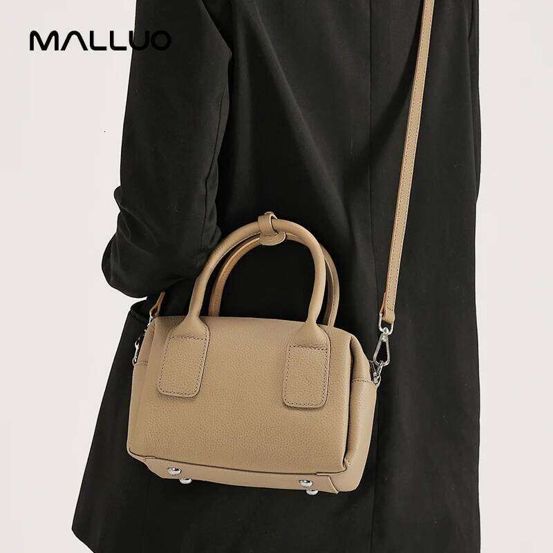 Ladies Retro Underarm Soft Cowhide Crossbody Bags Women's Cow Real Leather Shoulder Bag Female Fashion Designer Handbags Suotong2509