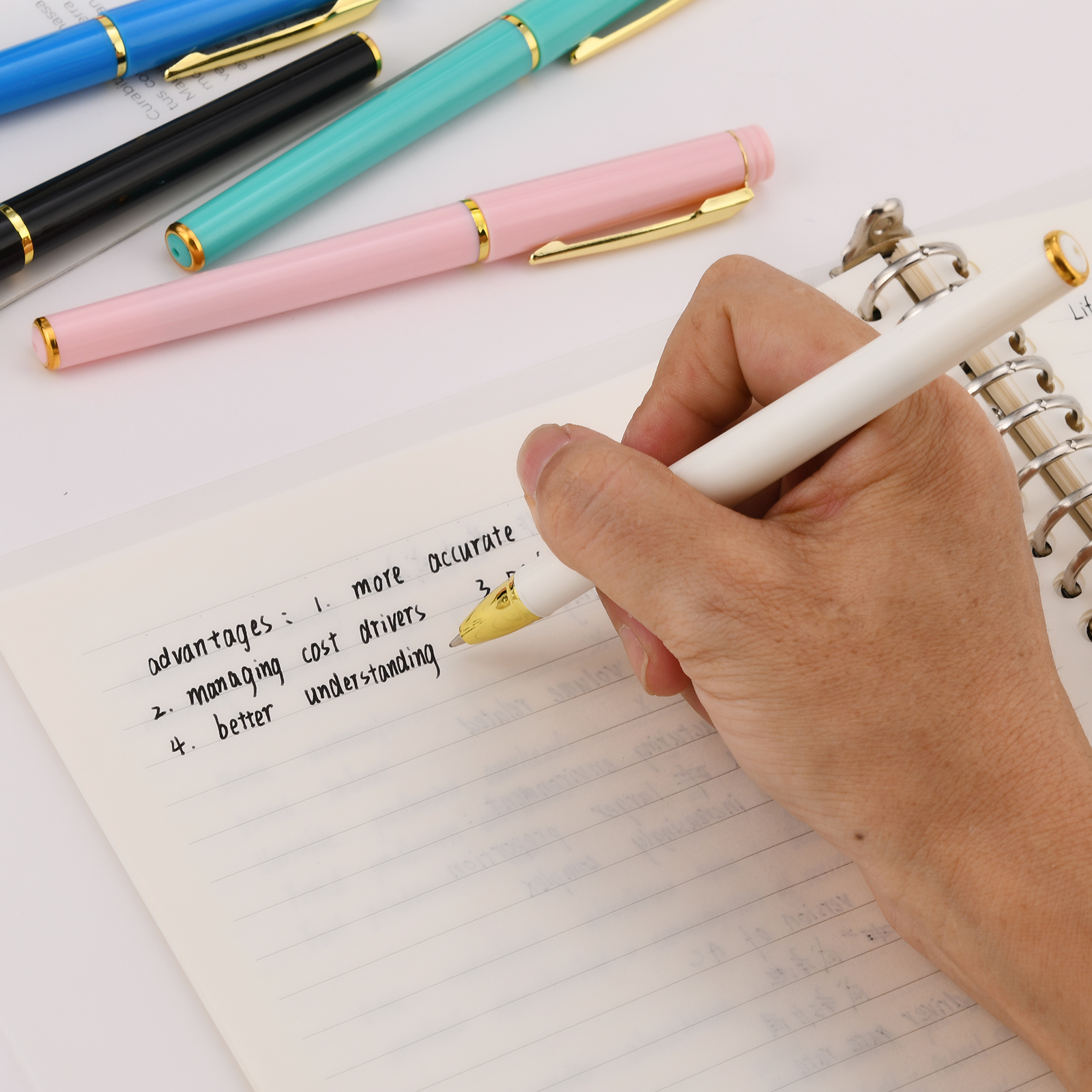 Large Quantity Premium Black Ball Point Pens Smooth Writing Instruments For Office Classroom Homework Daily Use