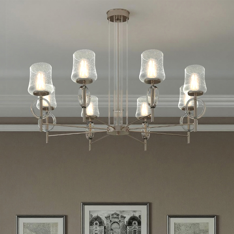 Transparent Replacement Glass Shade Sets Handmade Wall Lamps & Bathroom Lighting Accessories A 6-piece set