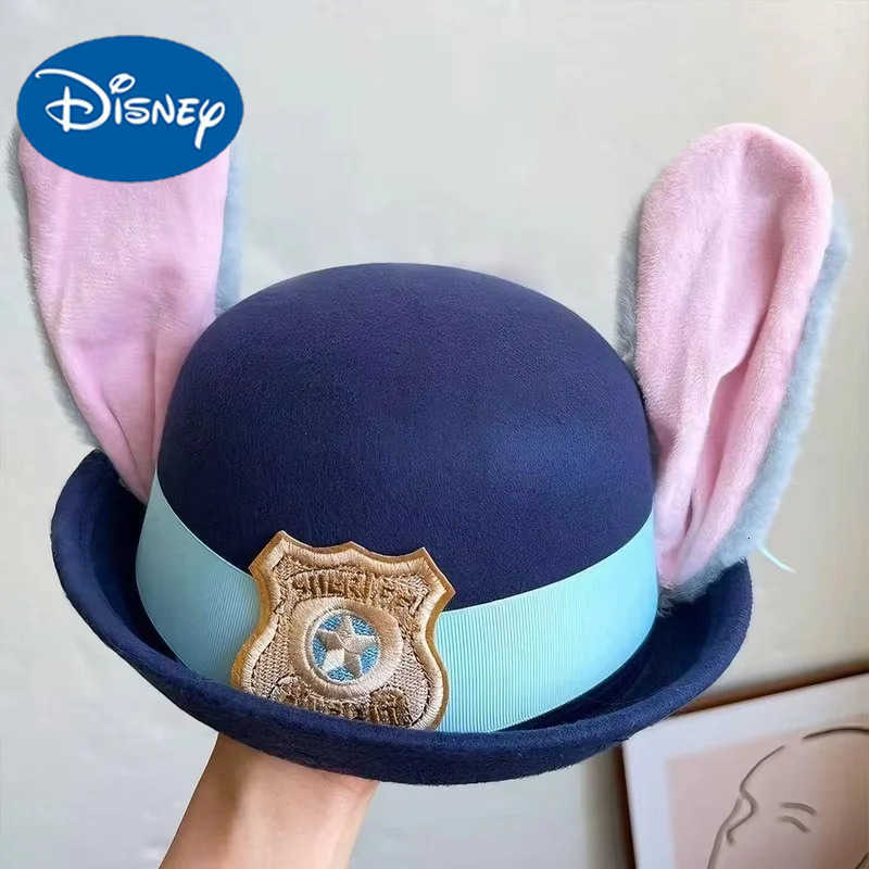 Disney Zootopia Judith Laverne Hopps Judy Cosplay Cartoon Ear Hat Girl Cute Top Hat Beret Parent Child Hat Holiday Surprise Gift H250926