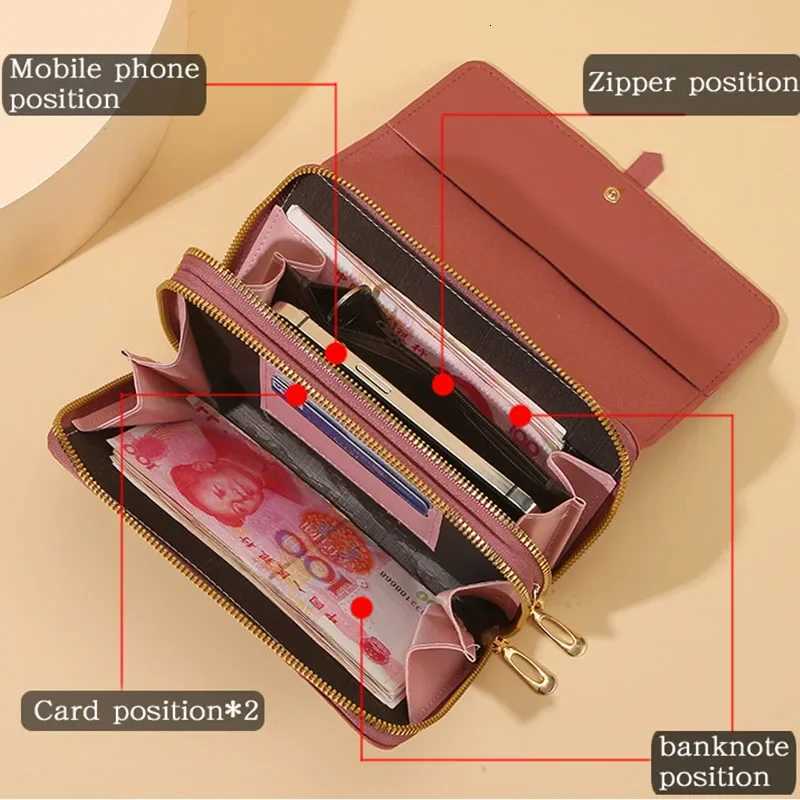 PU Womens Mobile Phone Bag Fashionable and Multifunctional Womens Bag Trendy and Retro Shoulder Bag Z250926