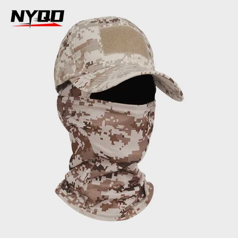 Camouflage Baseball Mask Tactical Baseball Outdoor Hiking Mountaineering Fishing Sunscreen Shade Sports Z250926