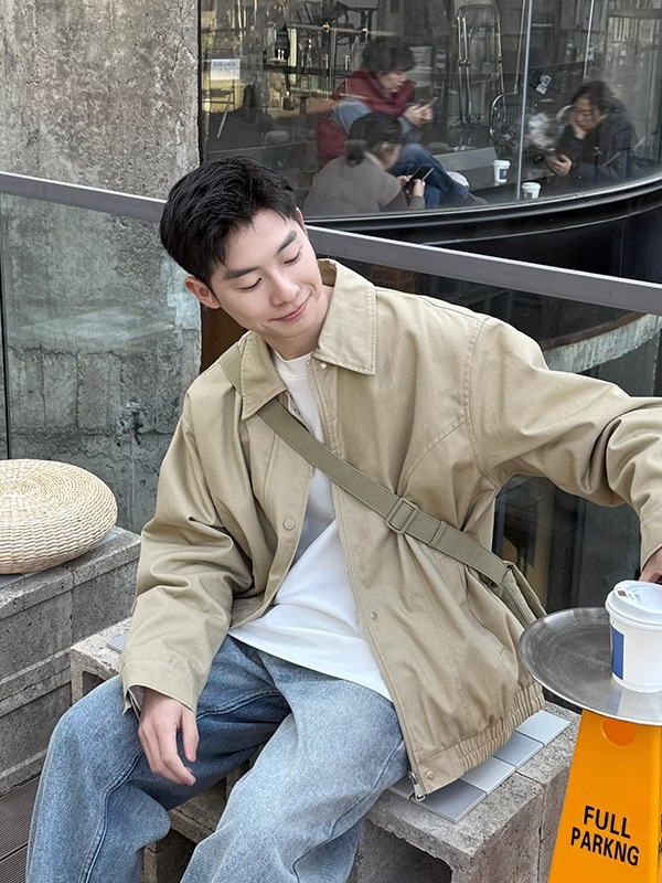 C10192 Sweatshirts for men spring 2025 new styles for inner wear loose heavyweight