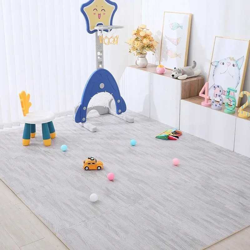 Wood Grain Puzzle Floor Foam Carpet Waterproof and AntiSlip Splicing Mat for Safe and Comfortable Baby Play Playmat 3030cm C250926