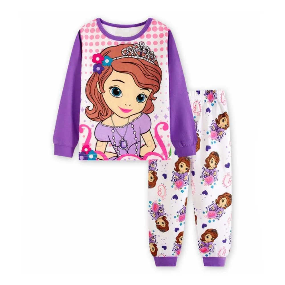 Disney MINISO 2pc Set Boys Pajamas 2025 Childrens Clothing Anime Print Long Sleeve Cute Toddler Boy Pijamas Infantil Clothes Homewear H250926