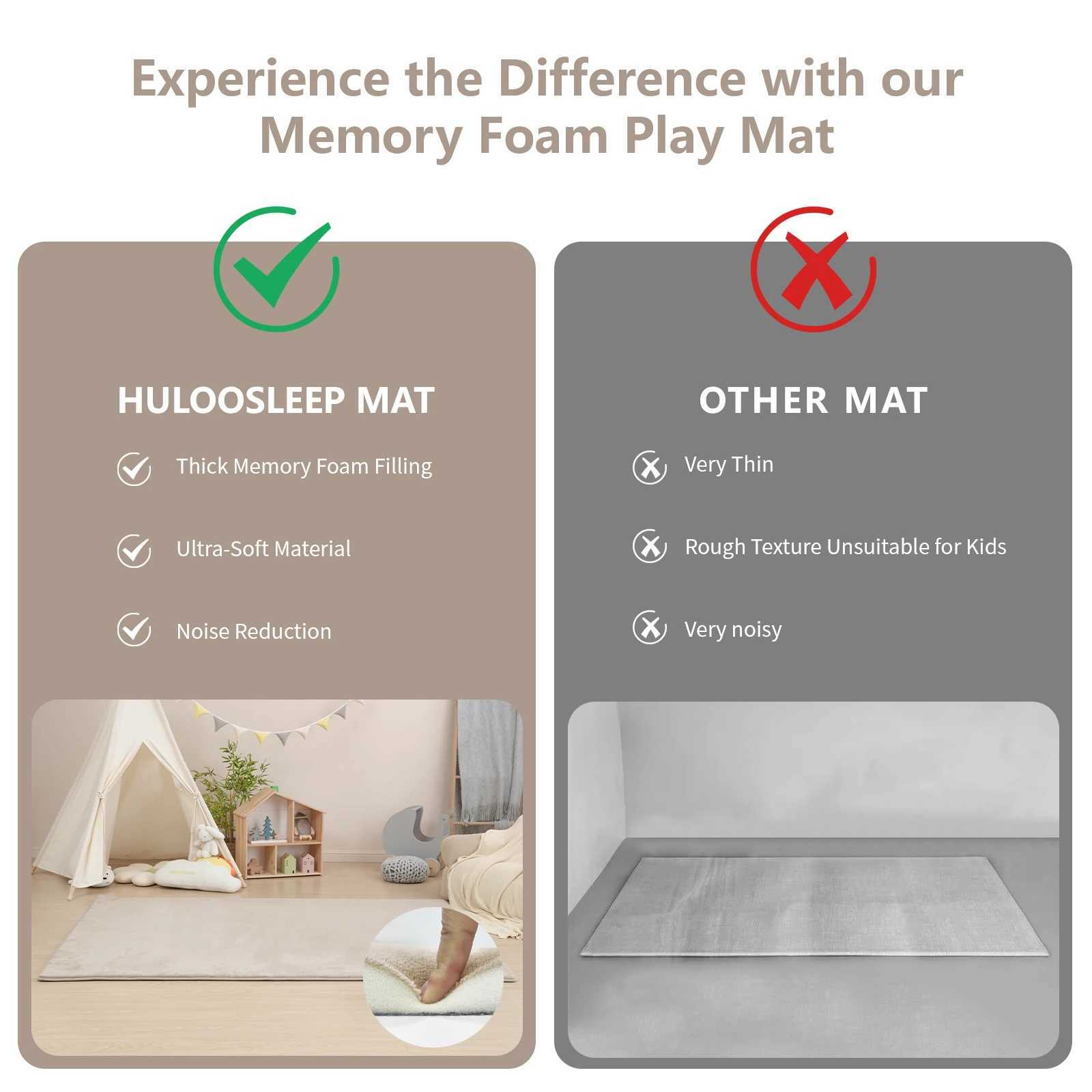 Khaki Baby Play Mat for Floor WaterRepellent Baby Game Crawling Mat Soft Velvet NonSlip Baby Activities Rug Newborn Items C250926