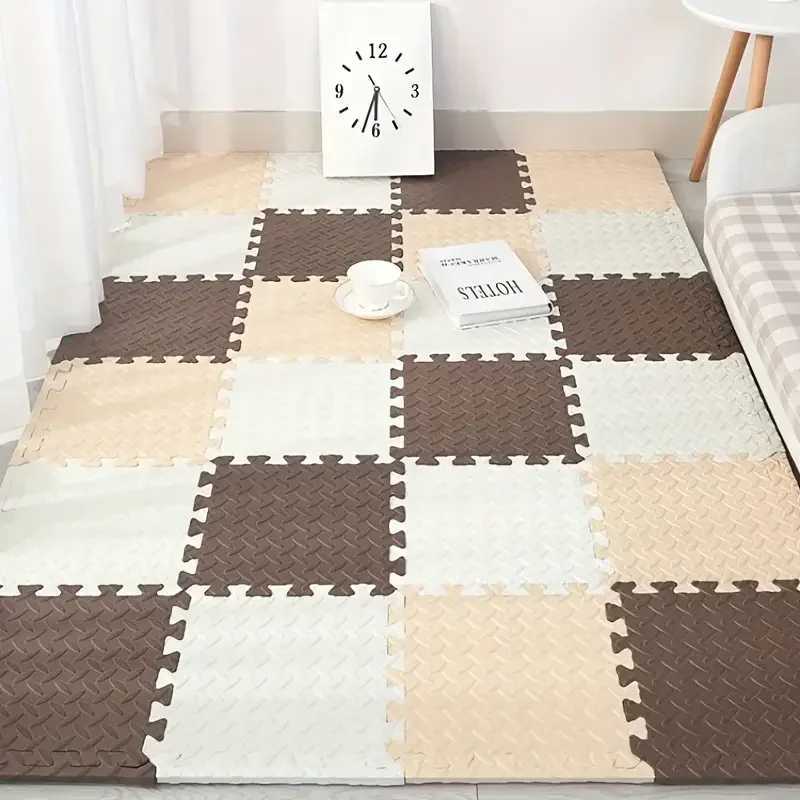 Childrens Room Activity Mat Baby Play Mat EVA Foam Jigsaw Carpet Bedroom Living Room Decoration Sports Antislip Mat Y250926