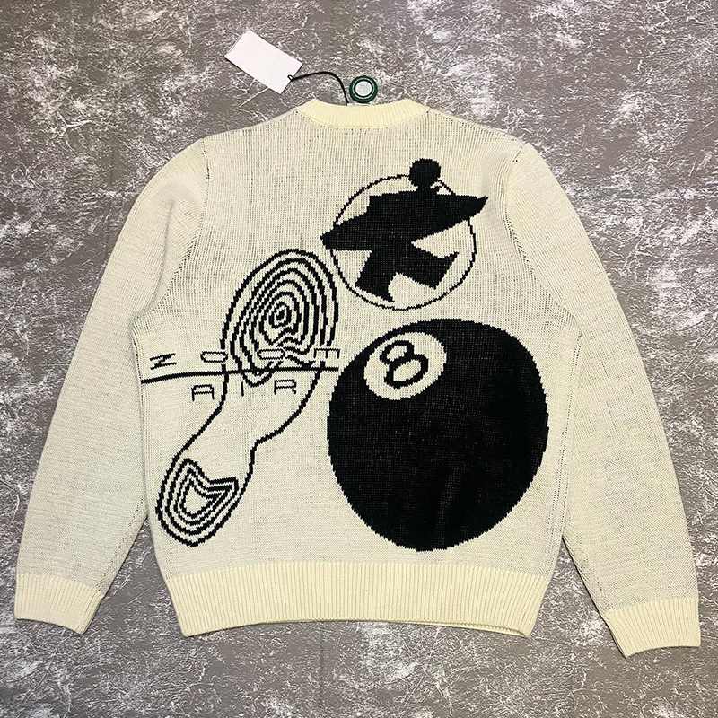 Designer Women's Sweater Y2K Retro Pullover Sweater for Ladies Casual Street Knitted Anime Demon Hip-Hop Pattern Knitwear Comfortable Streetwear 