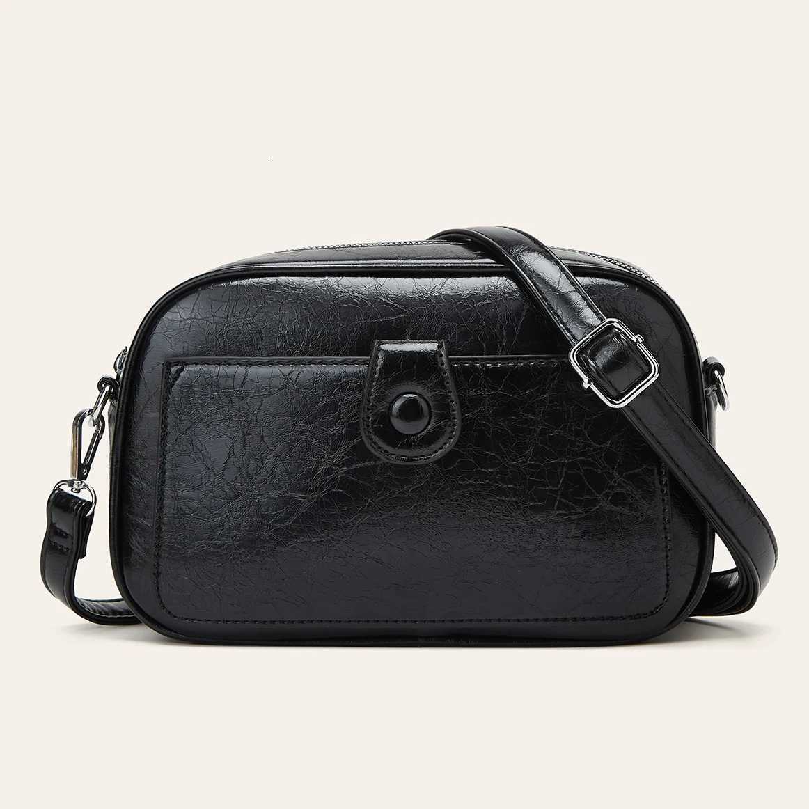 Vintage Bags for Woman Small Square Bag 2025 Faux Leather Shoulder Bags Women Coffee Brown Black Crossbody Bags Ladies Retro New Z250926