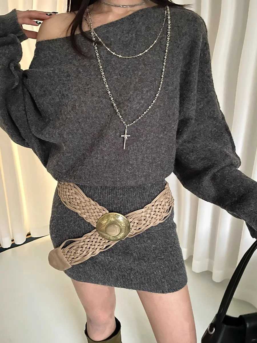 Bohemian Wide Woven Belt For Women With Skirt And Dress Waistband 2025 Spring New Versatile Belt L250926