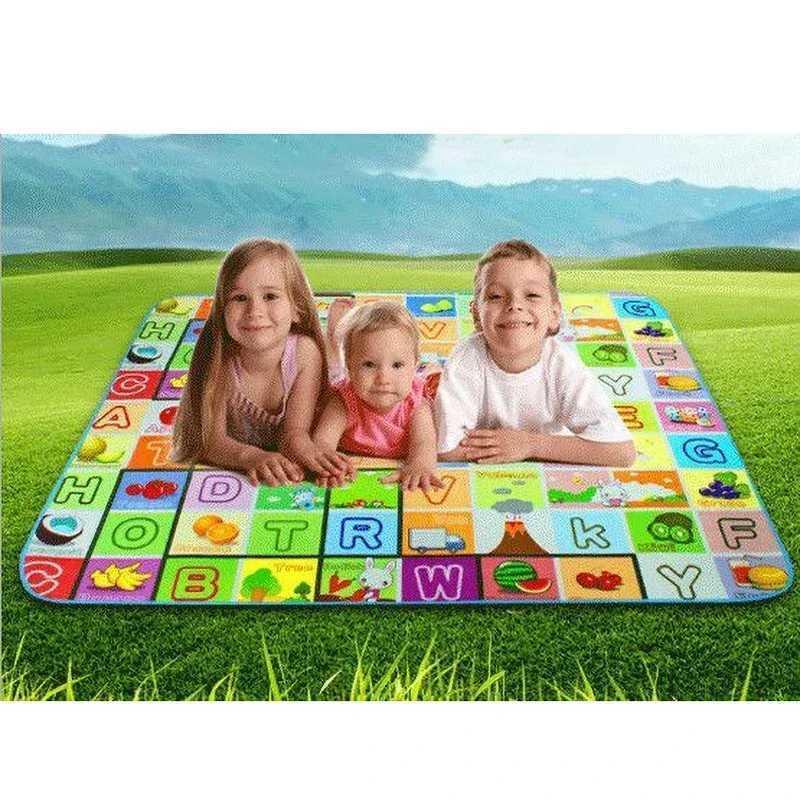 Thickened Foam Outdoor Foam Moistureproof Floor Mat Folding Crawling Mat for Infants and Children C250926