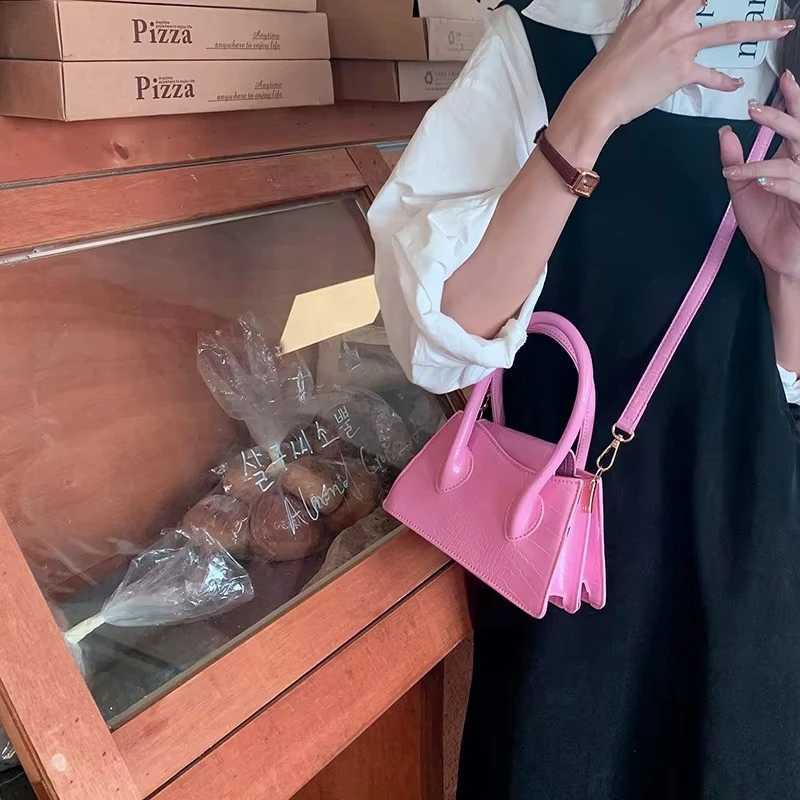 Fashion Pink Small Square Women Clutch Purse Handbags New Simple Ladies Messenger Bag Solid Color Female Shoulder Crossbody Bags Z250926