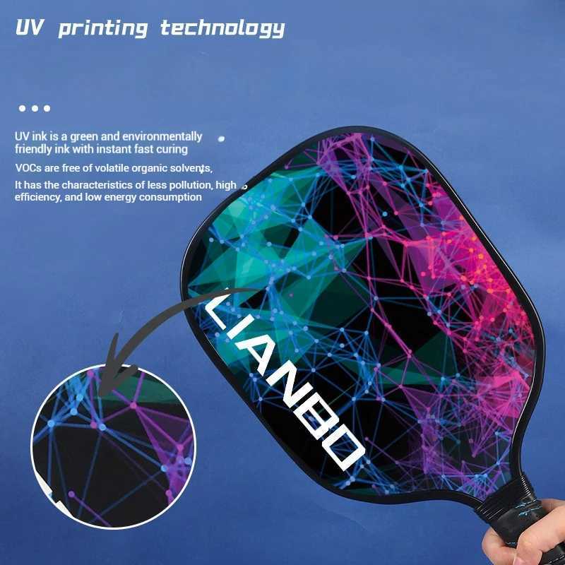 Pickleball Rackets Set Pickleball Paddle Set of 2 Rackets 4 Pickleballs Balls Beach Tennis Pickleball Racquet Lightweight J250926