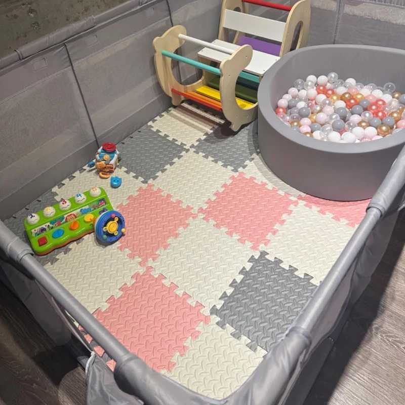 Childrens Room Activity Mat Baby Play Mat EVA Foam Jigsaw Carpet Bedroom Living Room Decoration Sports Antislip Mat Y250926