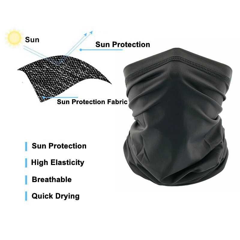 Half Face Bandana Scarf Cycling Fishing Hiking Sport Soft Smooth Elastic Breathable Tube Neck Cover Men Tactical Face Scarf Z250926