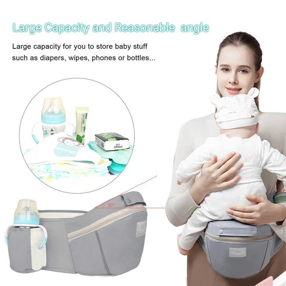 Ergonomic Baby Carrier Backpack Infant Baby Hipseat Carrier Front Facing Ergonomic Kangaroo Baby Wrap Sling Travel Backpack J250925