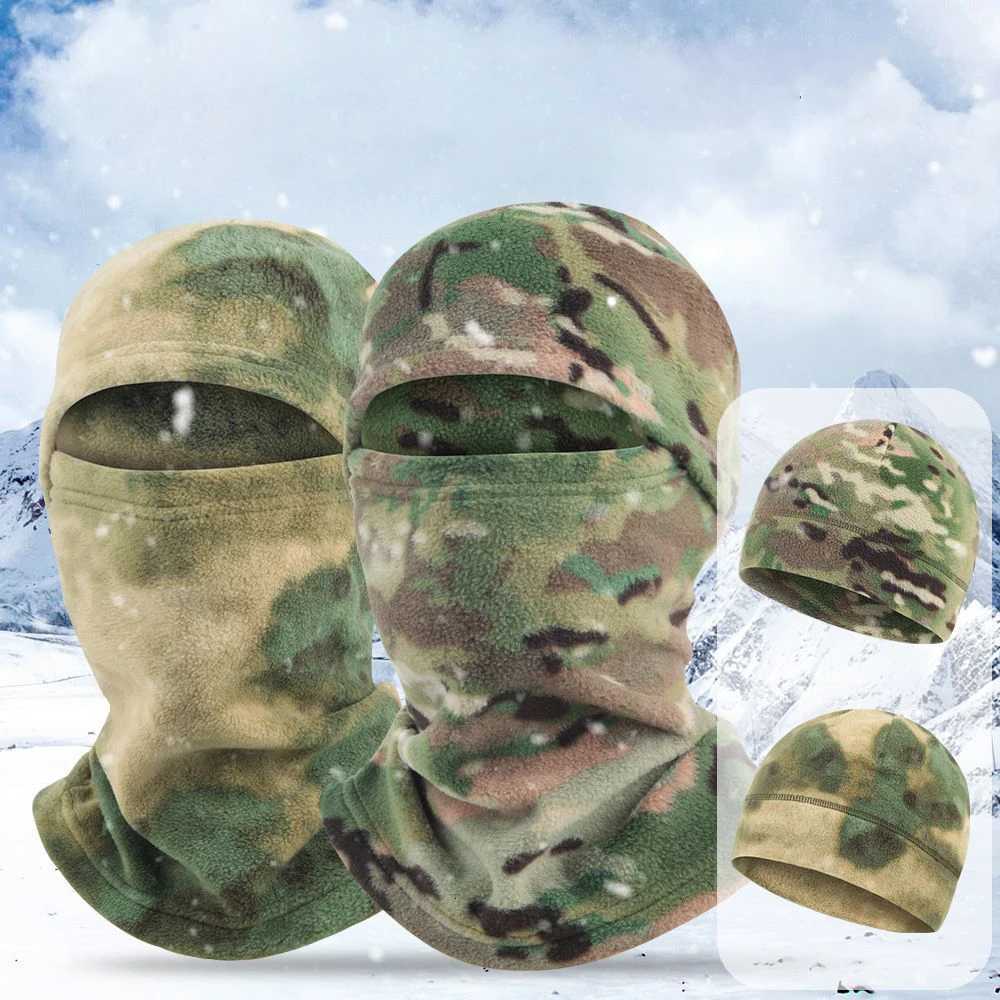 Beanie Men Balaclava Autumn Winter Cycling Fleece Elastic Outdoor Cold Head Cover Ski Windproof Mask Breathable Warm Hat Z250926