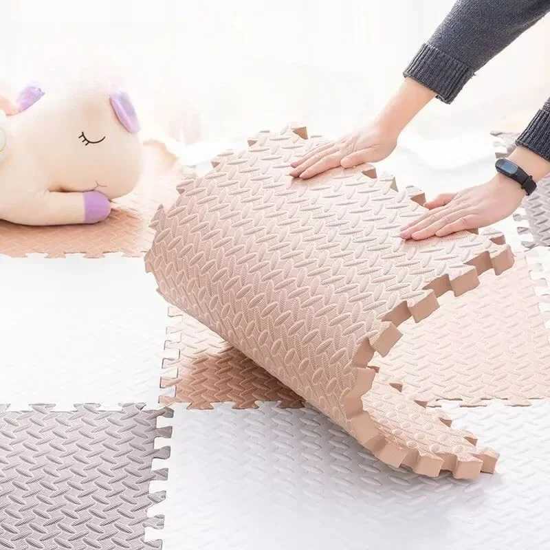 Baby Protection Floor Childrens Foam Puzzle Game Mat EVA Non Slip Living Room Mat Childrens Play Mat Home Decoration 16pcs C250926