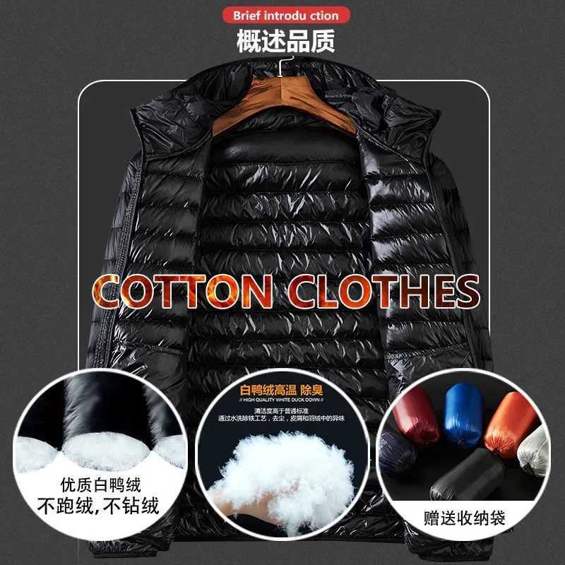 2025 New Mens Ultra Lightweight Packable Down Jacket Autumn Spring Winter Water and WindResistant Breathable Coat Men Jacket W250926