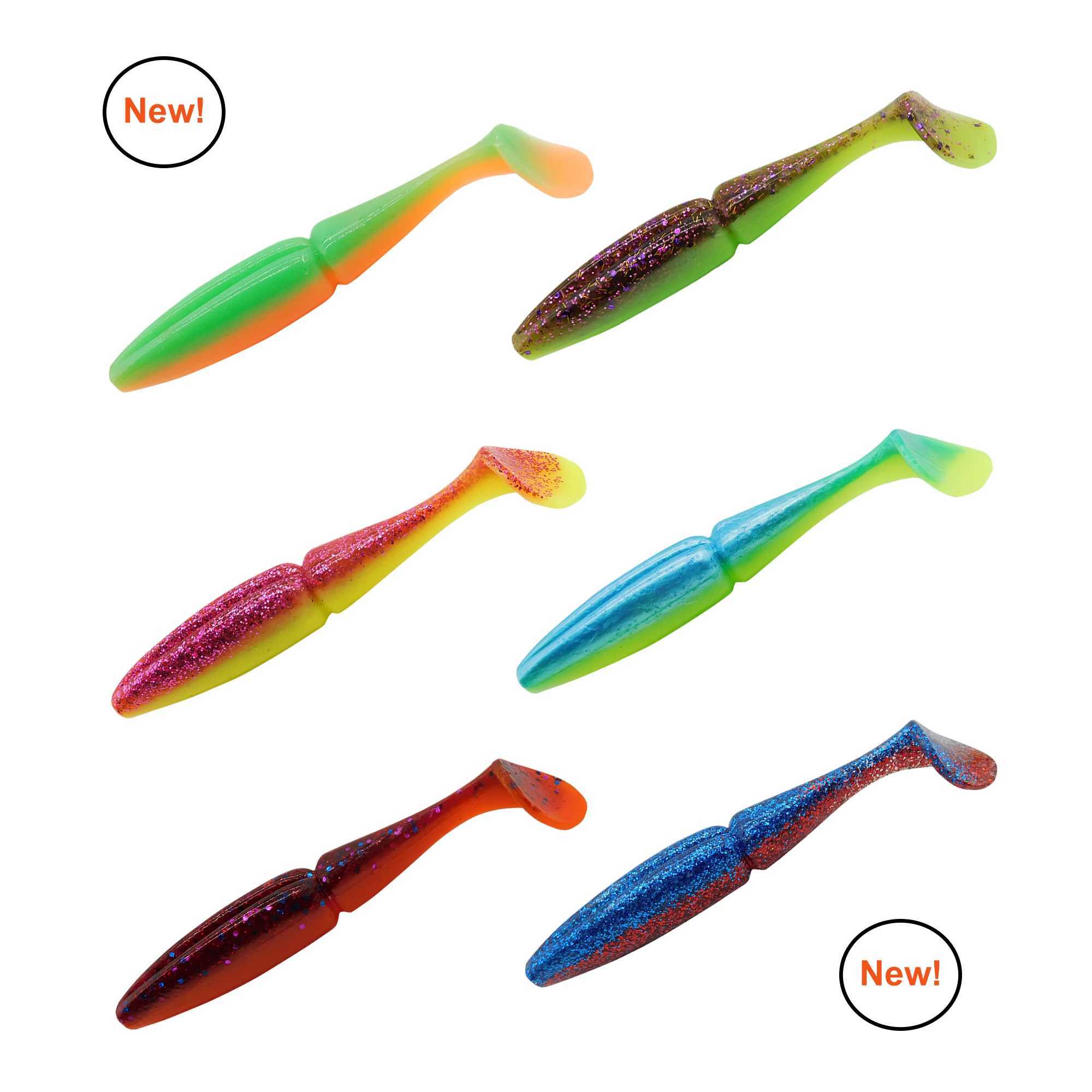 ESFISHING Pike Fishing Lure 100mm125mm155mm 200mm Easy Shiner Quality Pesca Silicone Bait Bass urre Soup Soft Lure W250926