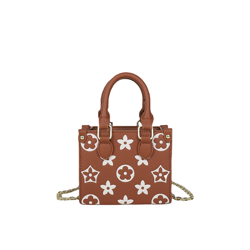 hot free shipping designer bag Fashionable and versatile handbag small square bag high-end light luxury single shoulder diagonal cross bag pink black