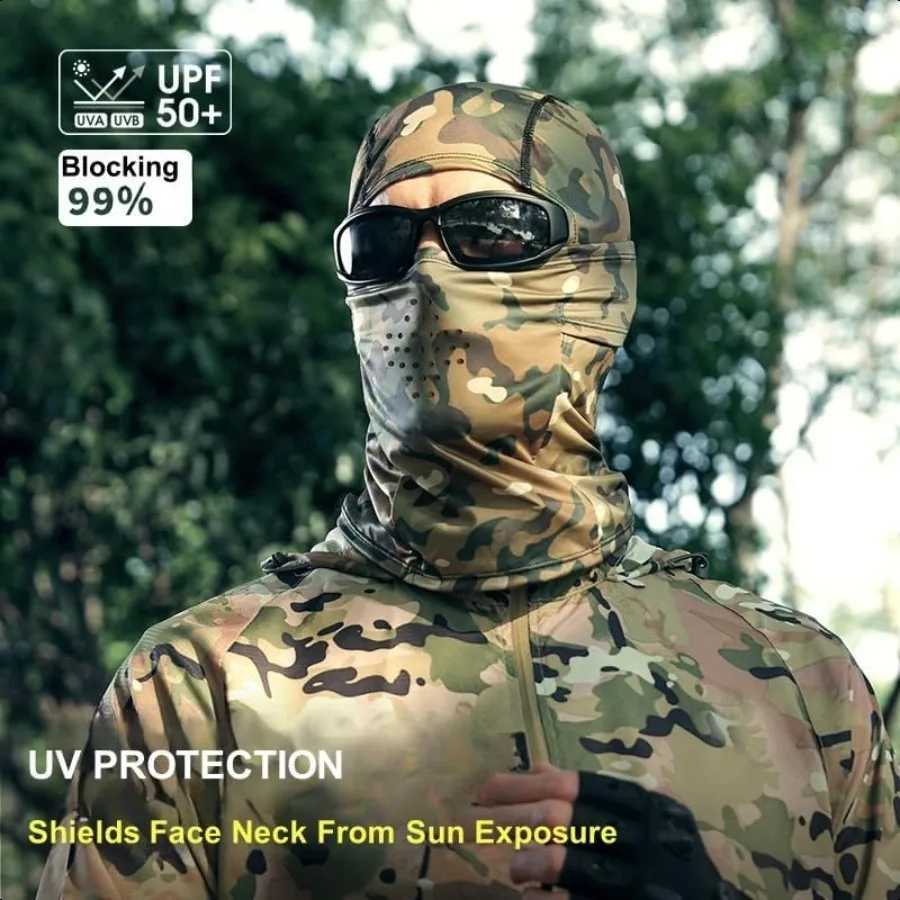 Balaclava Face Mask for Men Women UV Protection Summer Cooling Full Head Cover Camo Motorcycle Helmet Masks Hunting Hood Z250926