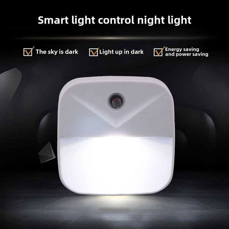 LED Night Light With Motion Sensor Light EU Plug Socket Lamps Children Night Lights Wireless Wall Bedside Bedroom Night Lamp C250925