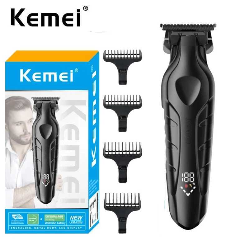 Kemei 2269 Cordless Hair Trimmer Men Haircut Kit Electric Bald Head Hair Clipper Professional Barber Finish Hair Cutting Machine R250926