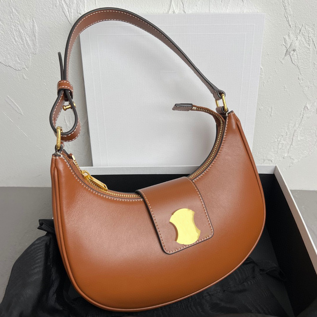AVA Underarm bag 10A Designer bags for Woman mens Leather Shoulder Bag tote Luxury handbag Clutch crossbody half moon bag fashion bag Top quality Evening Bags Wallets