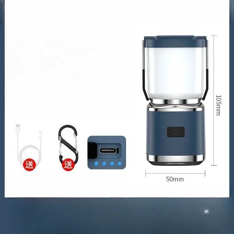 Mini camping lantern portable outdoor dimmable charging longlasting handheld mood light for camping C250925