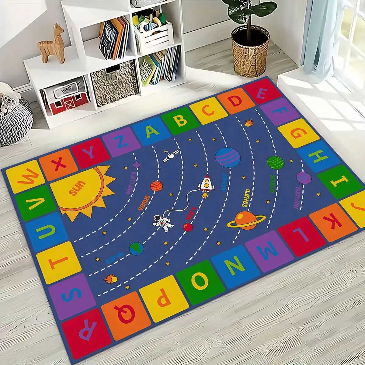 ABC Animal Alphabet Cartoon Early Educatio Children Crawling Playroom Rug for Bedroom Living Room Sofa Doormat DecorNonslip C2509261
