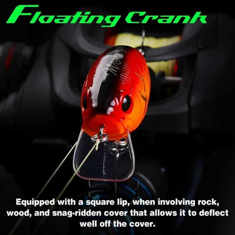 TSURINOYA Magician 50F Surface Crankbait Fishing Lure 50mm 85g Shallow Range Floating Crank Wobbrs Artificial Baits Pike Bass W250926